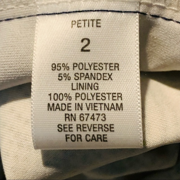 Roz & Ali Dress w Silver Metal Y2K Back Zipper & Oversized Botanical Print sz 2P - Picture 13 of 14